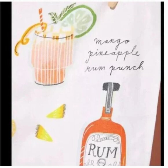 ⭐️ That's The Spirit Alcohol Rum Party Tequila Vodka Drinks Chic Hip Dish Towel - Picture 2 of 2